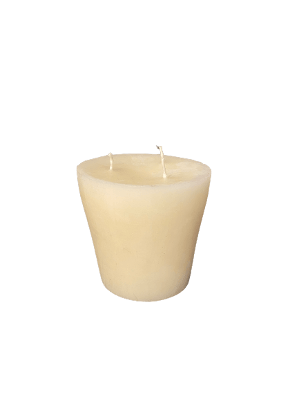 Candle Conic Refill Block, pure Beeswax - Label 17 New