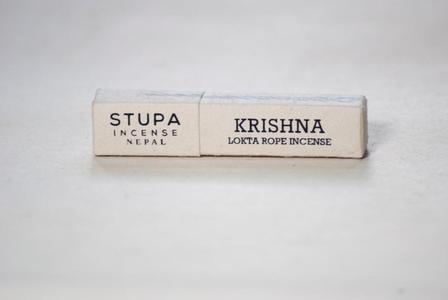 Stupa Incense Krishna Rope Incense Tube - Label 17 New