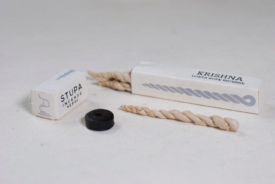 Stupa Incense Krishna Rope Incense Tube - Label 17 New