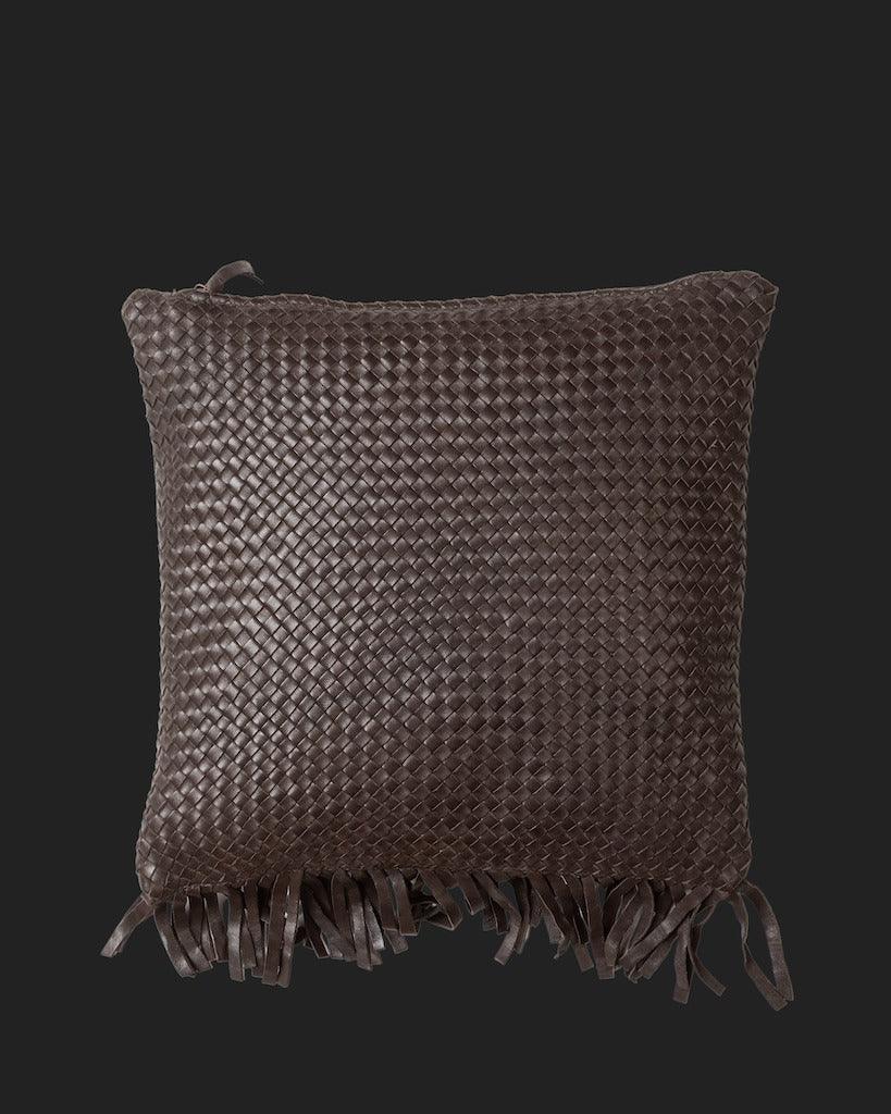 Leather Pillowcase Tresse, 40 x 40cm - Label 17 New