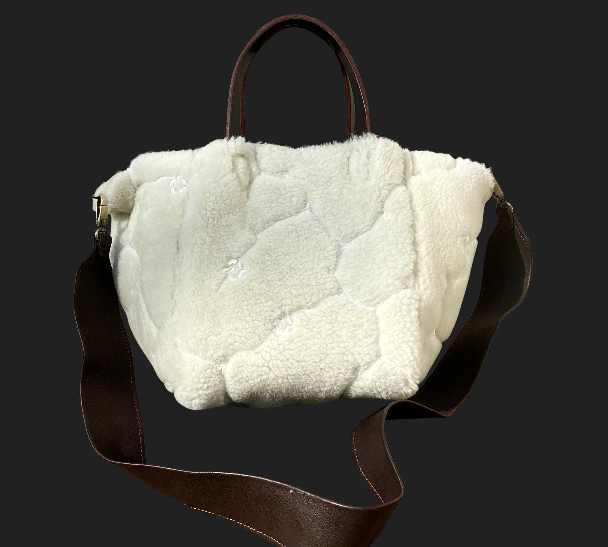 Handbag Mouton Retourne Mince Medium Appenzell - Label 17 New
