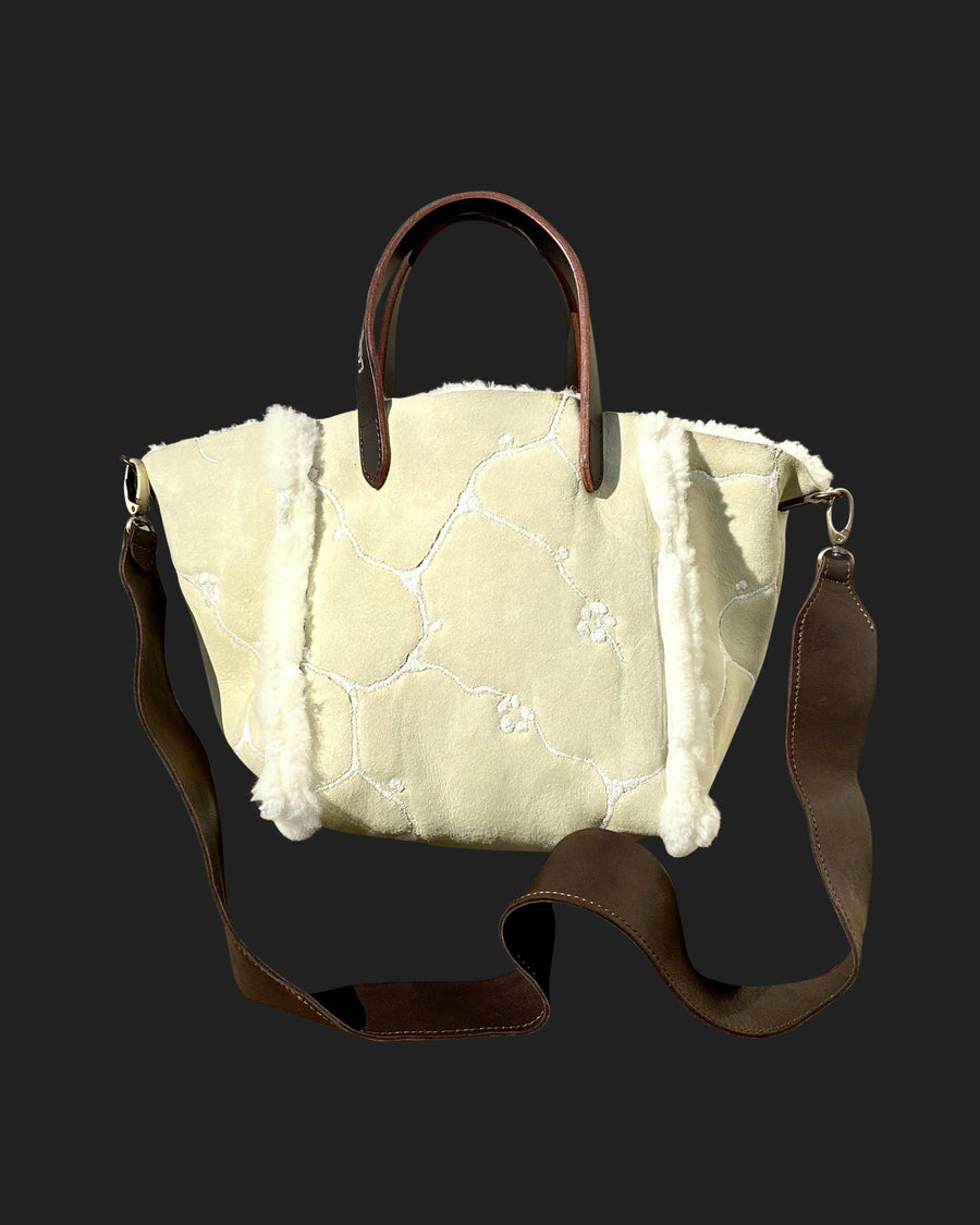 Handbag Mouton Retourne Mince Medium Appenzell - Label 17 New