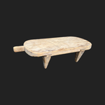 Holz-Serviertablett von LABEL17, Einzelstück, Antik