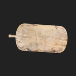 Top-Ansicht Holz-Serviertablett von LABEL17, Einzelstück, Antik
