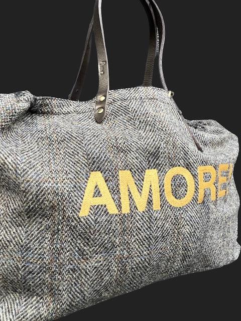Shoulder Bag Elastique Original Harris Tweed - Label 17 New