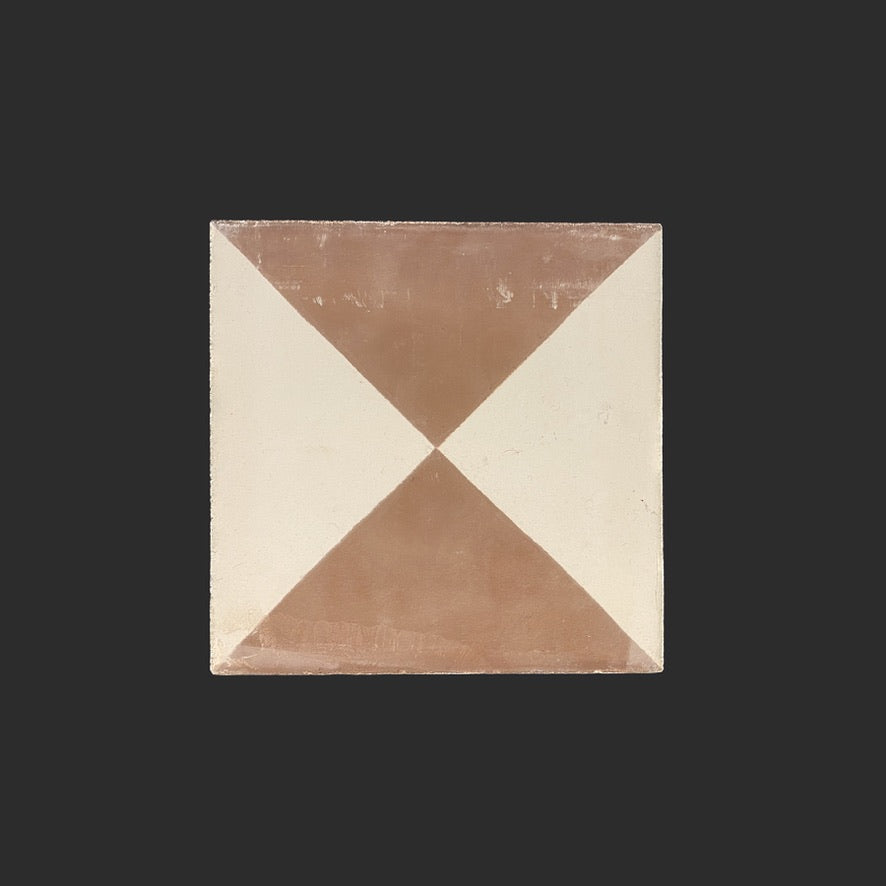 Zellige, 20 x 20 cm, Rose White