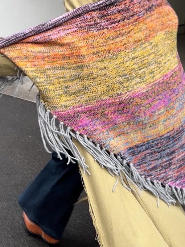 Triangular Scarf, pure Cashmere from buttertea x LABEL17, Made in Italy
