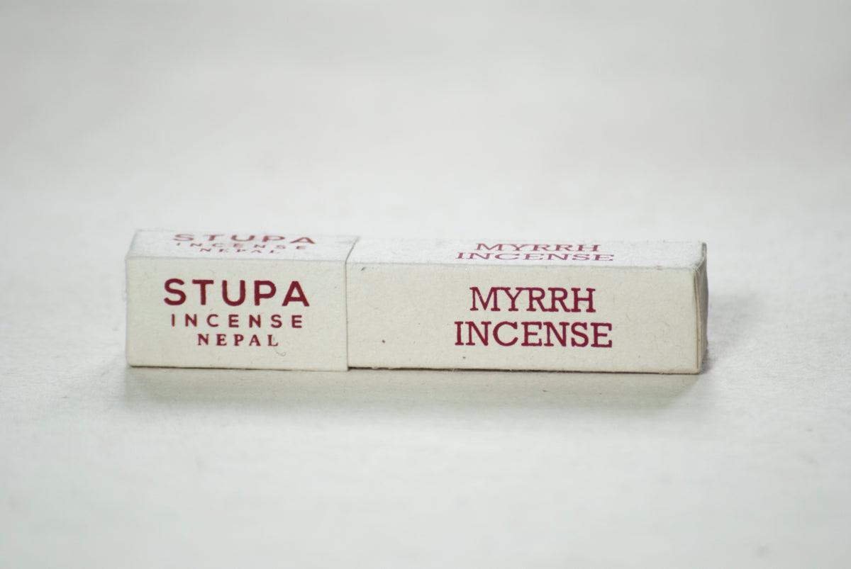 Stupa Incense Myrrh Incense Tube - Label 17 New