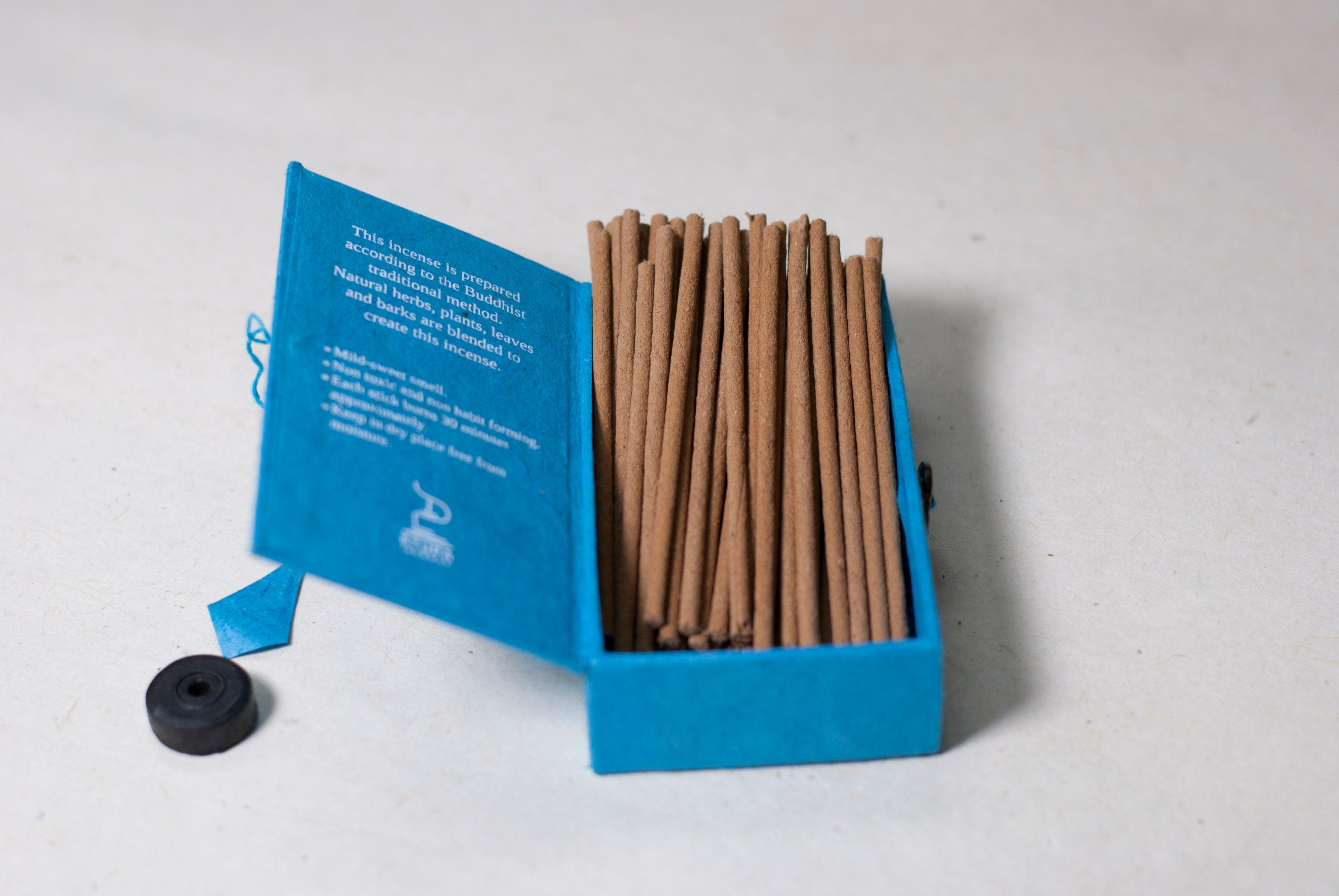 Stupa Incense Sandalwood Incense Box - Label 17 New