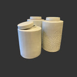 Tea Jar - L - Coral