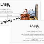 LABEL17 Voucher Card - Label 17 New