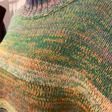Turtleneck Poncho, pure Cashmere from buttertea x LABEL17, Made in Italy
