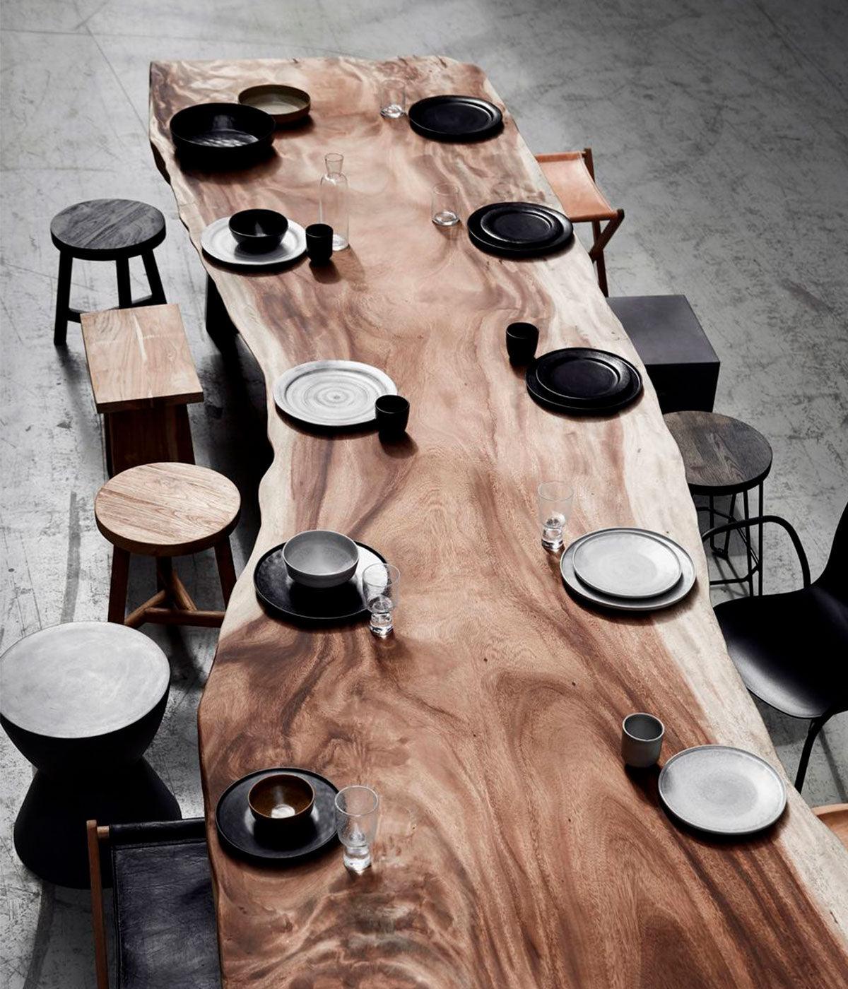 Stool Benji, Black, Muubs, LABEL17
