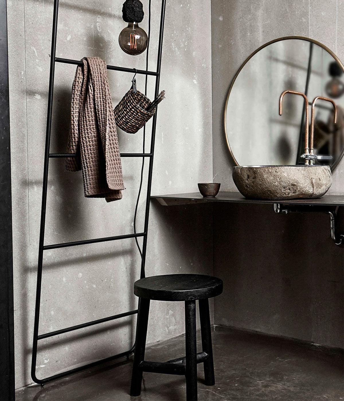 Stool Benji, Black, Muubs, LABEL17