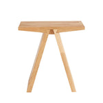 Stool Angle Oak,White Oil, Muubs, LABEL17