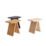 Stool Angle Oak,White Oil, Muubs, LABEL17