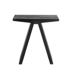 Stool Angle Oak,Black, Muubs, LABEL17