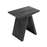Stool Angle Oak,Black, Muubs, LABEL17