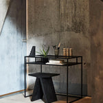 Stool Angle Oak,White Oil, Muubs, LABEL17