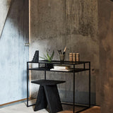 Stool Angle Oak,White Oil, Muubs, LABEL17