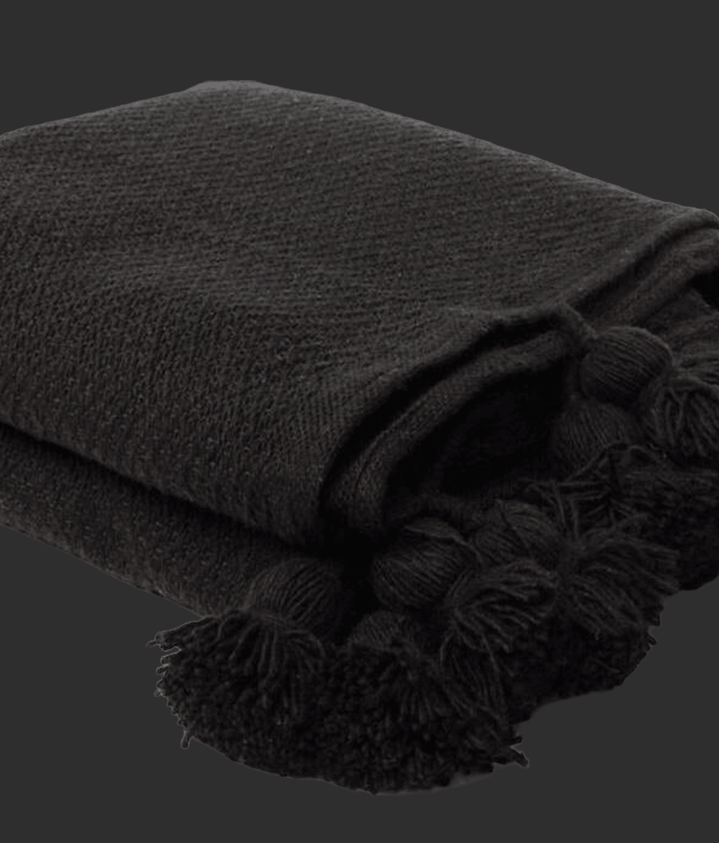 Throw Pompom Chevron 200x300cm - Label 17 New