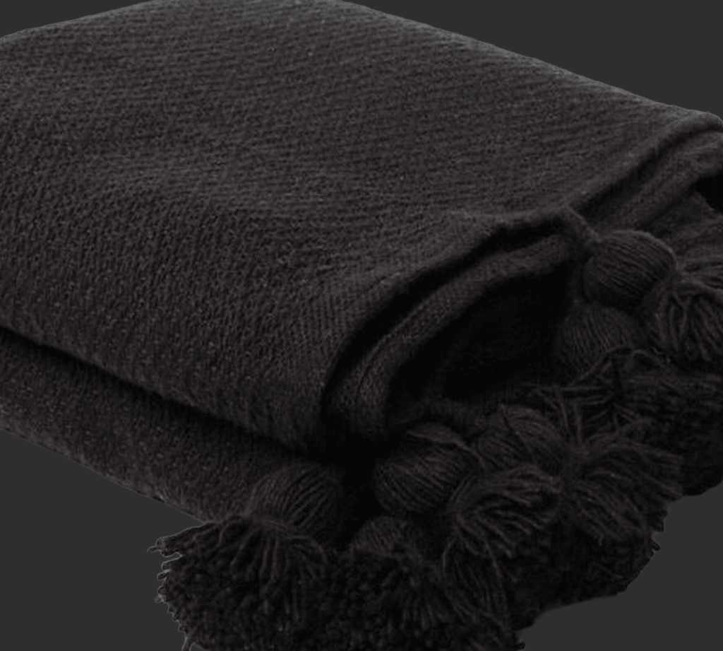 Throw Pompom Chevron 200x300cm - Label 17 New